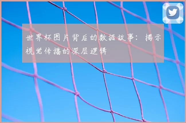 世界杯图片背后的数据故事：揭示视觉传播的深层逻辑