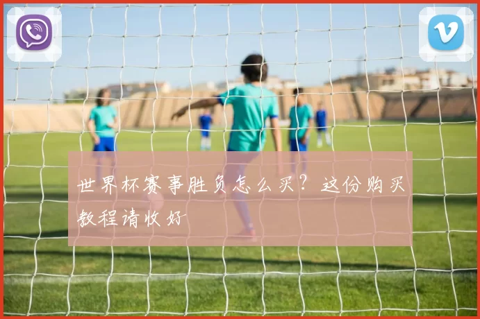 世界杯赛事胜负怎么买?这份购买教程请收好