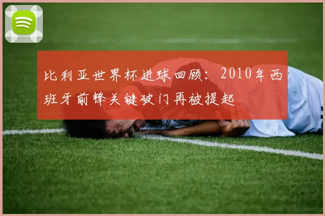 比利亚世界杯进球回顾:2010年西班牙前锋关键破门再被提起