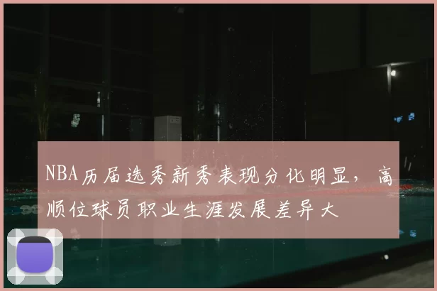 NBA历届选秀新秀表现分化明显，高顺位球员职业生涯发展差异大
