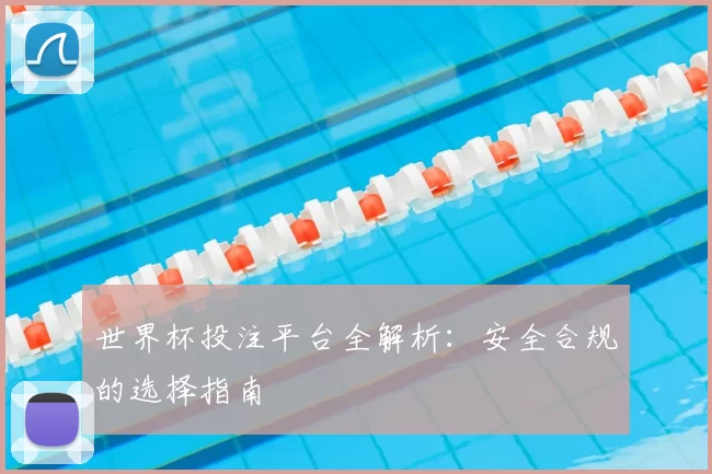 世界杯投注平台全解析:安全合规的选择指南